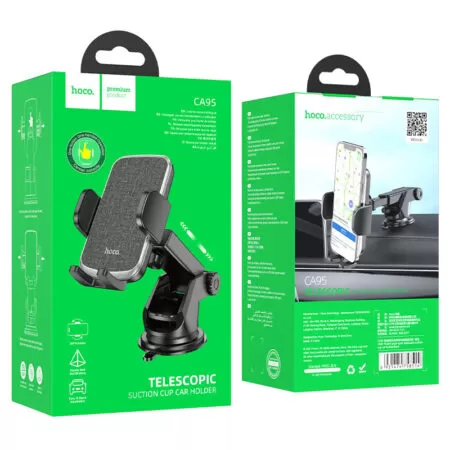 hoco-ca95-polaris-push-type-telescopic-suction-cup-car-holder-package — HOCO Israel