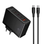 ⁦N85 – מטען GaN מהיר 100W עם 4 יציאות וכבל USB-C⁩ – תמונה ⁦7⁩