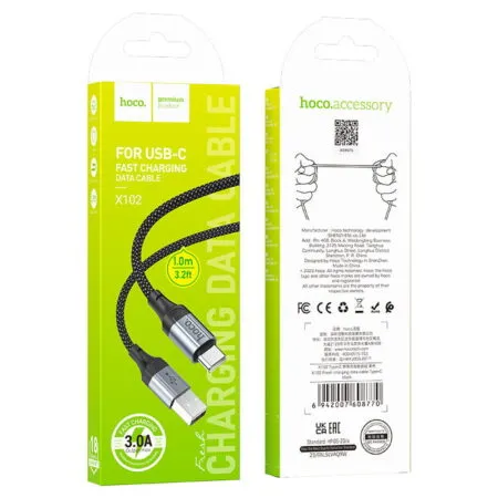 hoco-x102-fresh-charging-data-cable-usb-tc-packaging — HOCO Israel