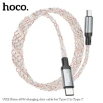⁦U112 Shine 1 – כבל USB-C לטעינה מהירה עד 60W, אורך 1 מטר⁩ – תמונה ⁦3⁩