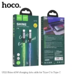 U112 Shine 1 – כבל USB-C לטעינה מהירה עד 60W, אורך 1 מטר